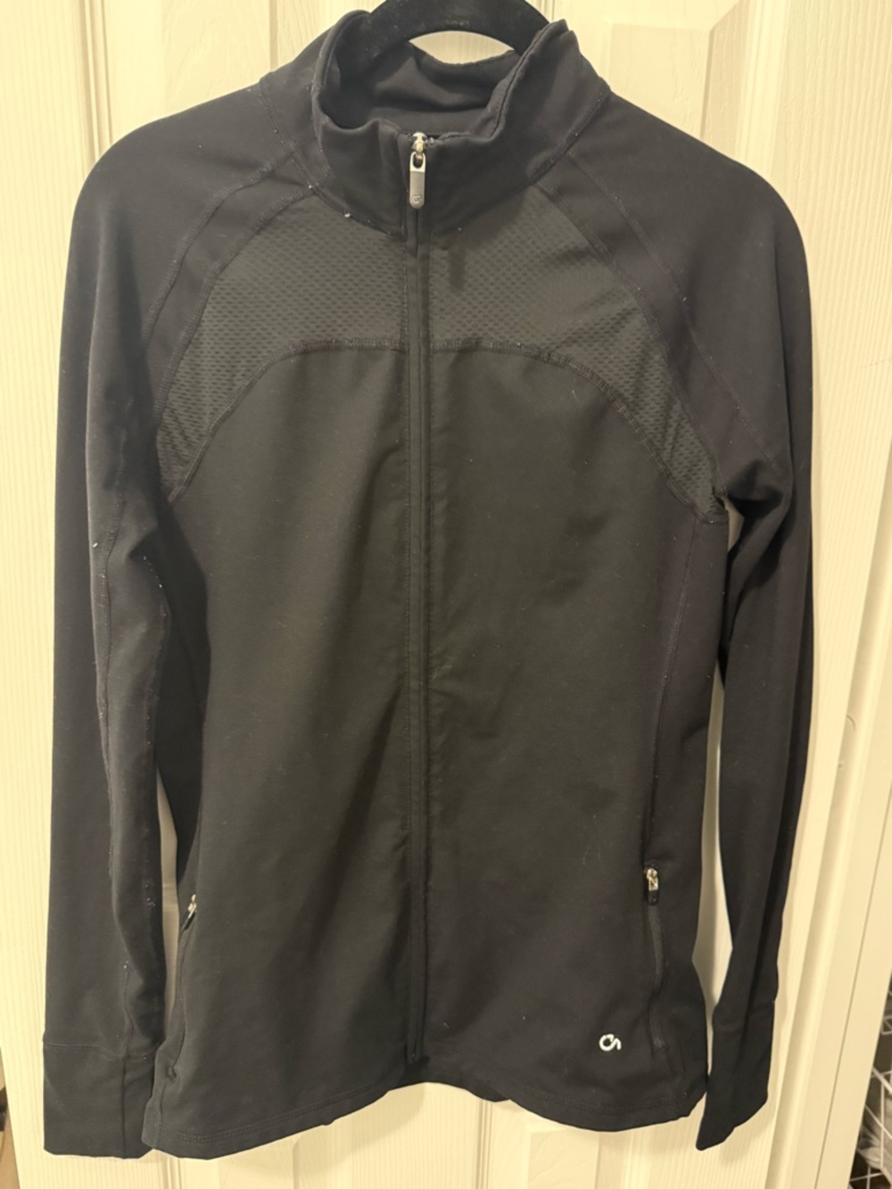 GAP Womens Black Full-Zip Performance Jacket